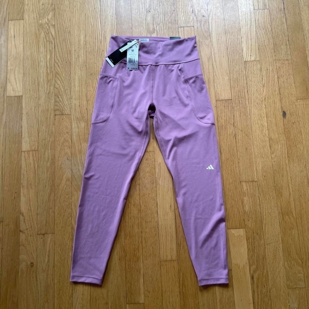 Adidas Pink Leggings Womens Medium NWT